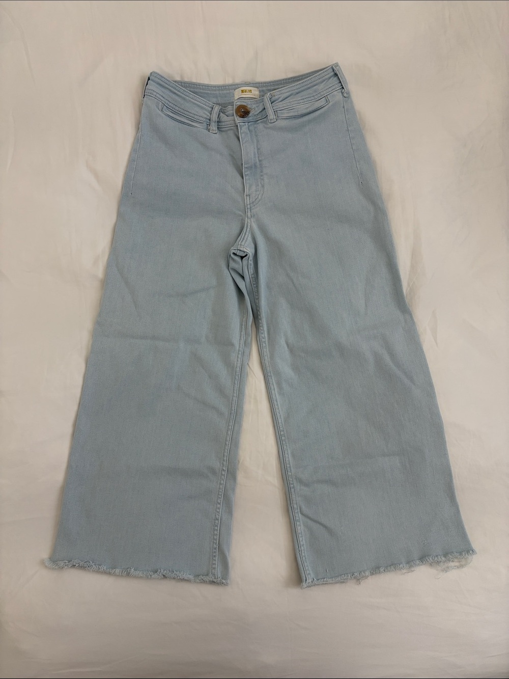 Maeve Light Blue Wide-Leg Jeans